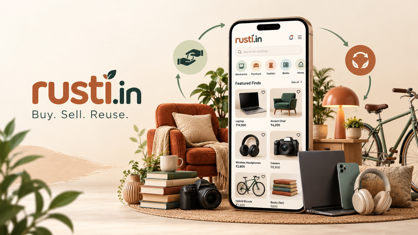 Buy and sell everything locally on RUSTI